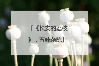 《长安的荔枝》，五味杂陈