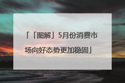 「图解」5月份消费市场向好态势更加稳固