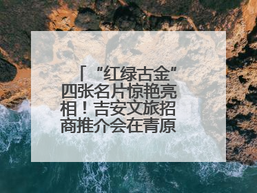 “红绿古金”四张名片惊艳亮相！吉安文旅招商推介会在青原区举行(图)