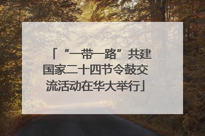 “一带一路”共建国家二十四节令鼓交流活动在华大举行