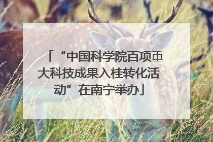 “中国科学院百项重大科技成果入桂转化活动”在南宁举办