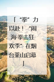 “拳”力以赴！“闹海·拳击狂欢季”在烟台莱山启幕