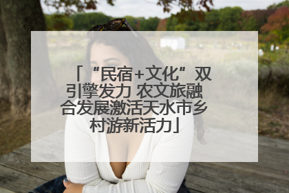 “民宿+文化”双引擎发力 农文旅融合发展激活天水市乡村游新活力