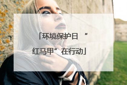 环境保护日 “红马甲”在行动