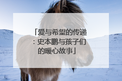 爱与希望的传递：史本鹏与孩子们的暖心故事