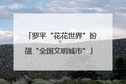 罗平“花花世界”扮靓“全国文明城市”
