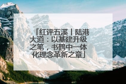 红评五溪丨陆港大道：以基建升级之笔，书鹤中一体化理念革新之章