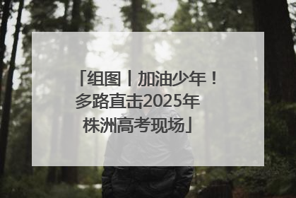 组图丨加油少年！多路直击2025年株洲高考现场