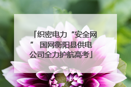 织密电力“安全网” 国网衡阳县供电公司全力护航高考