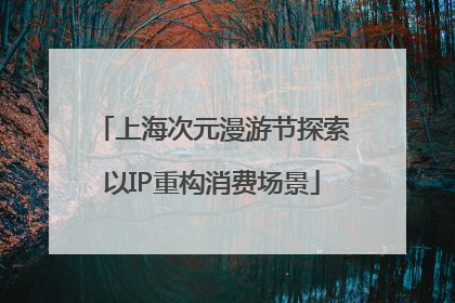 上海次元漫游节探索以IP重构消费场景