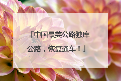 中国最美公路独库公路，恢复通车！