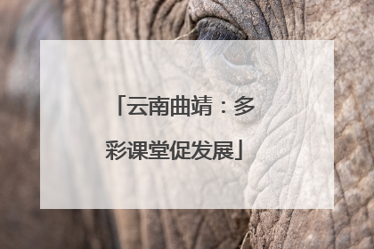 云南曲靖：多彩课堂促发展