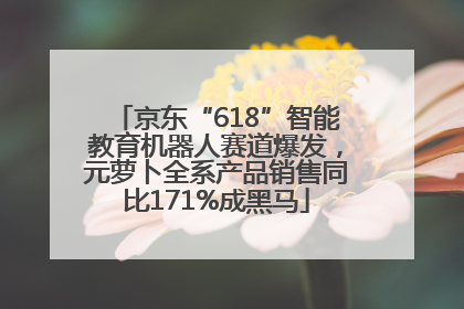 京东“618”智能教育机器人赛道爆发，元萝卜全系产品销售同比171%成黑马