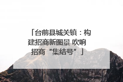 台前县城关镇：构建招商新图景 吹响招商“集结号”