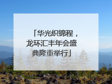 华光织锦程，龙环汇丰年会盛典隆重举行