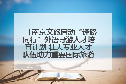 南京文旅启动“译路同行”外语导游人才培育计划 壮大专业人才队伍助力重要国际旅游目的地建设