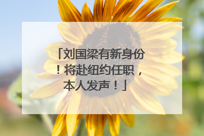 刘国梁有新身份！将赴纽约任职，本人发声！