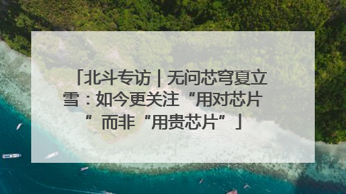 北斗专访｜无问芯穹夏立雪：如今更关注“用对芯片”而非“用贵芯片”