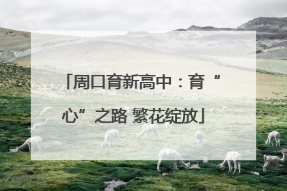 周口育新高中：育“心”之路 繁花绽放