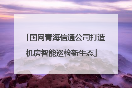国网青海信通公司打造机房智能巡检新生态