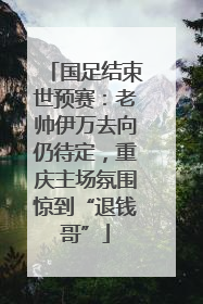 国足结束世预赛：老帅伊万去向仍待定，重庆主场氛围惊到“退钱哥”