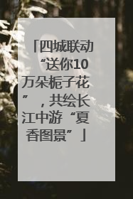四城联动“送你10万朵栀子花”，共绘长江中游“夏香图景”