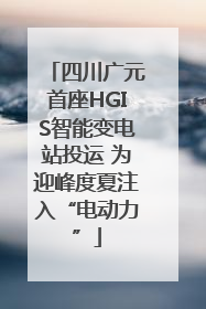 四川广元首座HGIS智能变电站投运 为迎峰度夏注入“电动力”