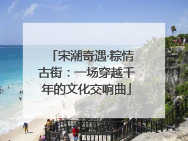 宋潮奇遇·粽情古街：一场穿越千年的文化交响曲