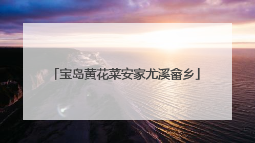 宝岛黄花菜安家尤溪畲乡
