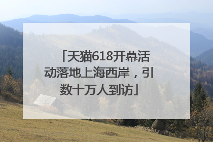 天猫618开幕活动落地上海西岸，引数十万人到访
