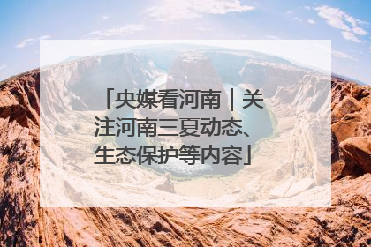 央媒看河南｜关注河南三夏动态、生态保护等内容