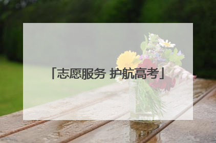 志愿服务 护航高考