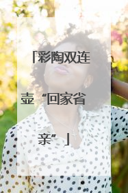 彩陶双连壶“回家省亲”