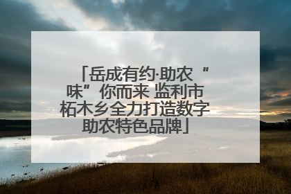 岳成有约·助农“味”你而来 监利市柘木乡全力打造数字助农特色品牌