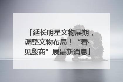 延长明星文物展期，调整文物布局！“看·见殷商”展最新消息