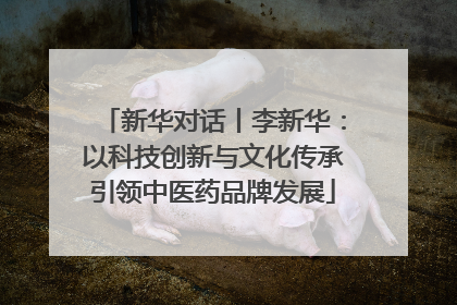 新华对话丨李新华：以科技创新与文化传承引领中医药品牌发展