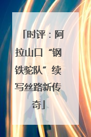 时评：阿拉山口“钢铁驼队”续写丝路新传奇
