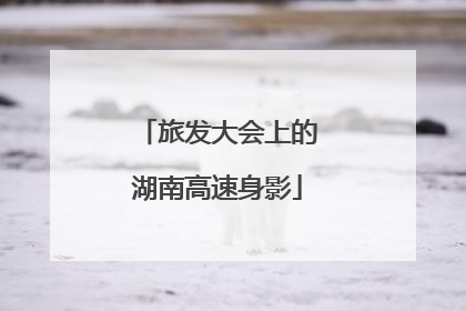 旅发大会上的湖南高速身影
