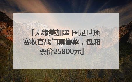 无缘美加墨 国足世预赛收官战门票售罄，包厢票价25800元