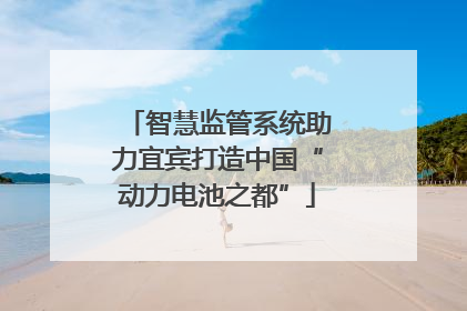 智慧监管系统助力宜宾打造中国“动力电池之都”