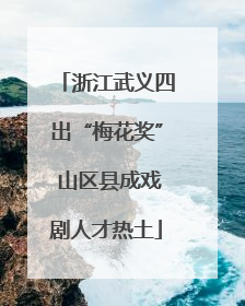 浙江武义四出“梅花奖” 山区县成戏剧人才热土