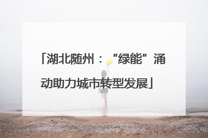 湖北随州：“绿能”涌动助力城市转型发展