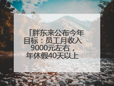 胖东来公布今年目标：员工月收入9000元左右，年休假40天以上，管理层人均分配70万元
