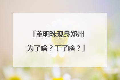董明珠现身郑州 为了啥？干了啥？