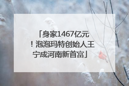 身家1467亿元！泡泡玛特创始人王宁成河南新首富