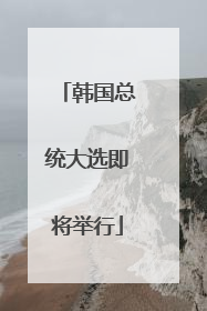 韩国总统大选即将举行