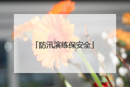 防汛演练保安全