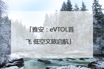 雅安：eVTOL首飞 低空文旅启航