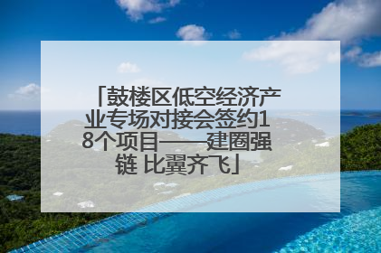 鼓楼区低空经济产业专场对接会签约18个项目——建圈强链 比翼齐飞