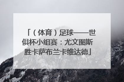 （体育）足球——世俱杯小组赛：尤文图斯胜卡萨布兰卡维达德